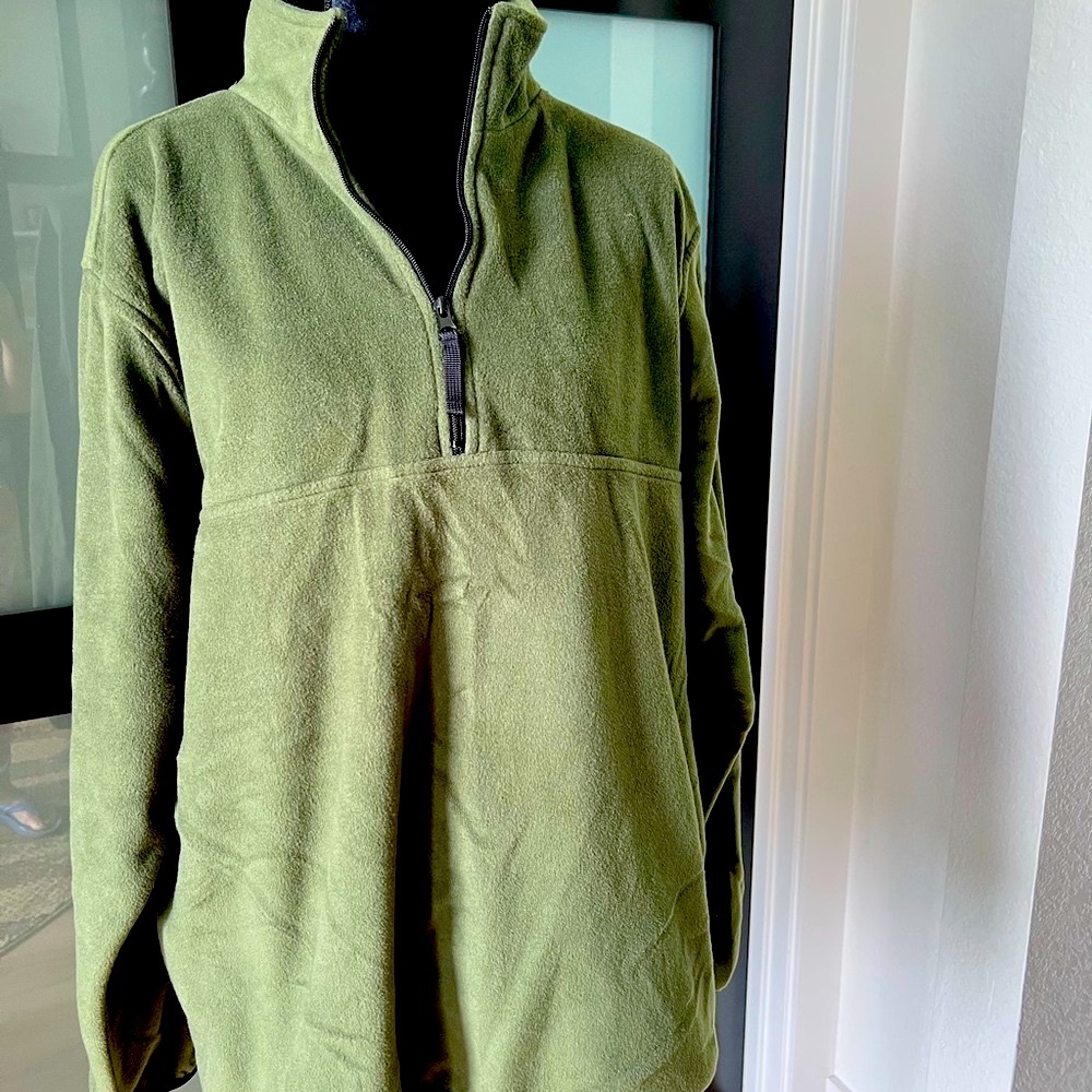 Woodlake Green Fleece Jacket men’s XL
